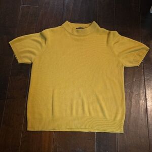 Yellow Turtleneck Sweater